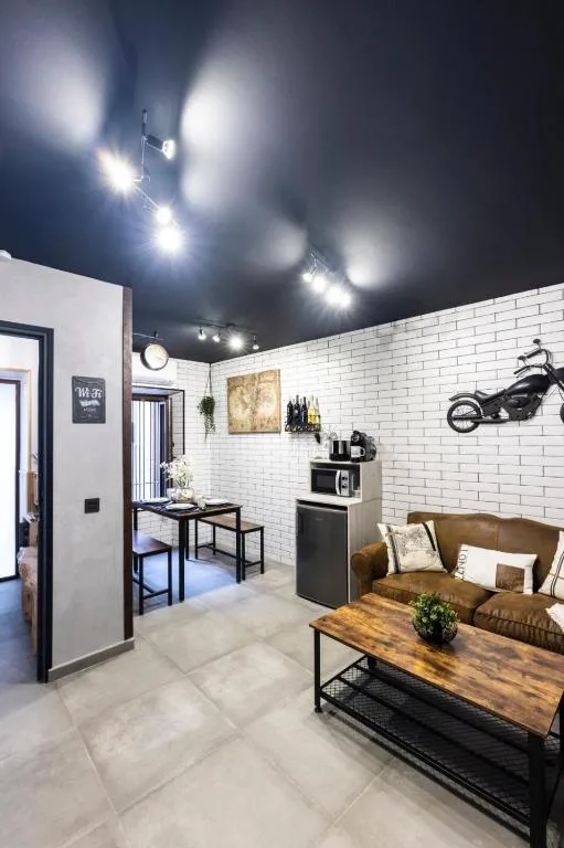 Salón de uno de los apartamentos MAJMA
